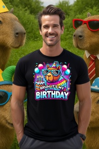 Tricou Barbat CapyBara - It's my birthday - Img 4