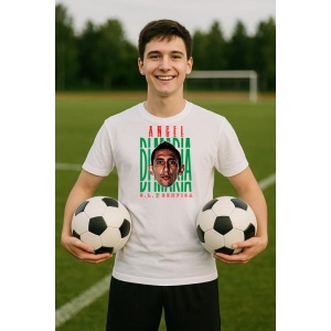 Tricou Barbat cu Fotbalistul Angel Fabian Di Mara Hernandez SL Benfica - Img 6