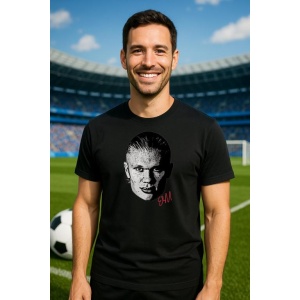 Tricou Barbat cu Fotbalistul Erling Haaland - Manchester City - Img 4