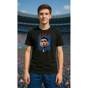 Tricou Barbat cu Fotbalistul Jude Victor William Bellingham - Real Madrid