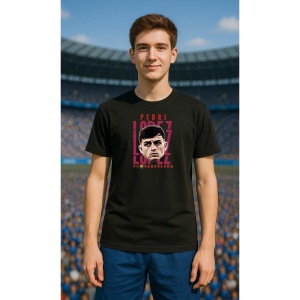 Tricou Barbat cu Fotbalistul Pedro Gonzilez Lpez - FC Barcelona v1 - Img 4