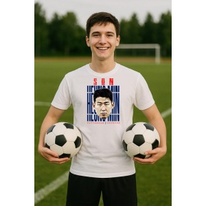 Tricou Barbat cu Fotbalistul Son Heung - min - Tottenham Hotspur v1 - Img 9