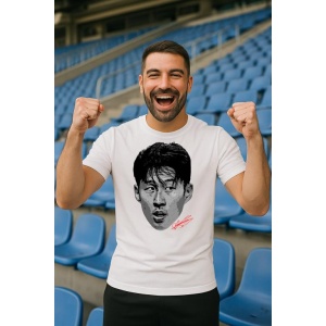 Tricou Barbat cu Fotbalistul Son Heung - min - Tottenham Hotspur - Img 9