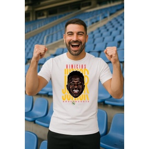 Tricou Barbat cu Fotbalistul Vincius Jos Paixuo de Oliveira Jnior - Real Madrid - Img 9