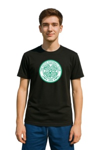 Tricou barbat cu logo stema Celtic FC Scotia , din bumbac 100% - Img 2