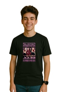 Tricou barbat Kpop cu trupa BLACKPINK 11 music Coreean 159 - Img 3