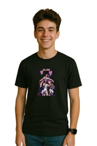 Tricou barbat Kpop cu trupa BLINK music Coreean 174 - Img 3