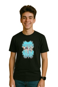 Tricou barbat Kpop cu trupa BTS 2 music Coreean 179 - Img 2