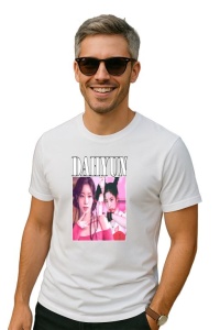 Tricou barbat Kpop cu trupa DAHYUN music Coreean 205 - Img 2