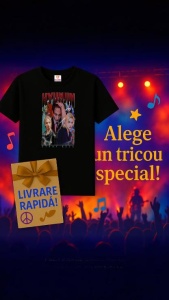 Tricou barbat Kpop cu trupa HYUNJUN music Coreean 216 - Img 10
