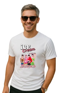 Tricou barbat Kpop cu trupa ICE CREAM BLACKPINK music Coreean 217 - Img 2