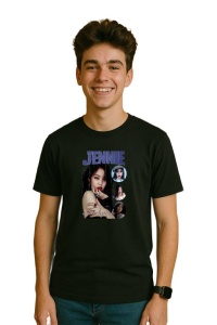 Tricou barbat Kpop cu trupa JENNIE KIM music Coreean 226