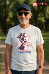 Tricou barbat Kpop cu trupa NANCY X JOOE MAMOLAND music Coreean 274 - Img 4