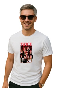 Tricou barbat Kpop cu trupa TWICE 15 music Coreean 296 - Img 2