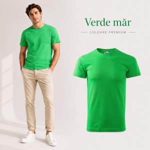 Tricou bărbat Malfini Basic Clasic, 100% bumbac, 160 g/m², guler rotund, 48 de culori, mărimi XS–5XL - Img 20