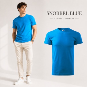 Tricou bărbat Malfini Basic Clasic, 100% bumbac, 160 g/m², guler rotund, 48 de culori, mărimi XS–5XL - Img 30