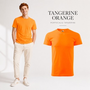 Tricou bărbat Malfini Basic Clasic, 100% bumbac, 160 g/m², guler rotund, 48 de culori, mărimi XS–5XL - Img 40