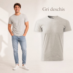 Tricou bărbat Malfini Basic Clasic, 100% bumbac, 160 g/m², guler rotund, 48 de culori, mărimi XS–5XL - Img 50