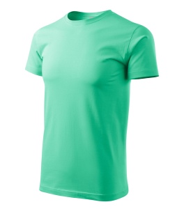 Tricou pentru barbati basic din bumbac de culoare verde menta