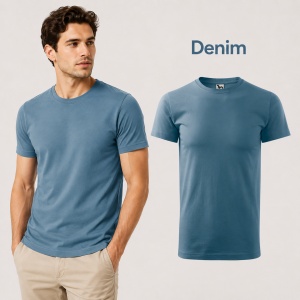 Tricou Bărbat Simplu Malfini Basic, 100% Bumbac, Regular Fit, casual office Guler Rotund, Multiple Culori XS - 5XL - Img 19