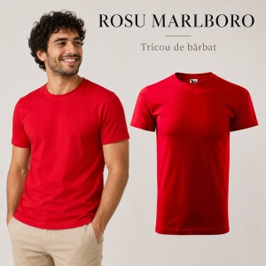 Tricou Bărbat Simplu Malfini Basic, 100% Bumbac, Regular Fit, casual office Guler Rotund, Multiple Culori XS - 5XL - Img 59