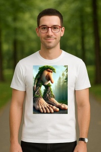 Tricou Barbat Tralalero Tralala cu personajul Brr Brr Patapim - Italian Brainrot Meme - Img 4
