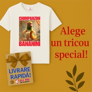 Tricou Barbat Tralalero Tralala cu personajul Chimpanzini Bananini - Italian Brainrot Meme (2) - Img 7