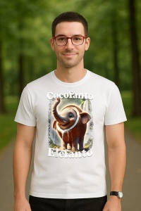 Tricou Barbat Tralalero Tralala cu personajul Cocofanto Elefanto Funny Italian Brainrot Meme Humor Gen Z