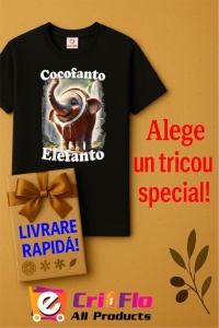 Tricou Barbat Tralalero Tralala cu personajul Cocofanto Elefanto Funny Italian Brainrot Meme Humor Gen Z - Img 6
