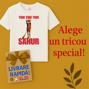 Tricou Barbat Tralalero Tralala cu personajul Funny tum tum tum sahur italian brainrot gen z - Img 7