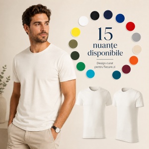 Tricou Bărbați Malfini Native GOTS 173, 100% Bumbac Organic, 150 g/m², Guler Rotund, Label Free, Mărimi S 3XL, 15 Culori