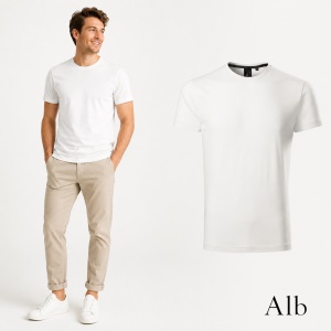 Tricou bărbați Malfini Premium Exclusive 153, 100% bumbac SUPIMA®, slim fit - Img 12