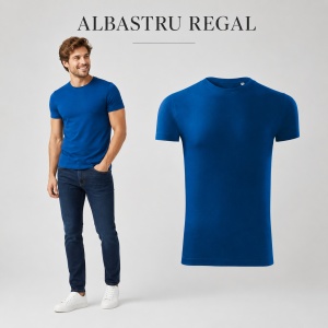 Tricou Bărbați Malfini Viper Free F43, 100% Bumbac, 180 g/m², Slim Fit, Guler Rotund, S–2XL, 10 Culori - Img 12