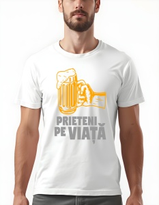 Tricou barbati - PRIETENI PE VIATA