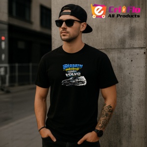 Tricou Barbatii Adevarati Conduc Volvo Masina Gri V2, din bumbac 100%, tricou negru Barbat - Img 3