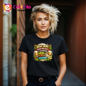 Tricou Beau Bere Doar Trei Zile Pe Saptamana, din bumbac 100%, tricou negru Dama | Barbat - Img 4