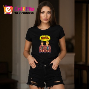 Tricou Beavis and Butthead umor clasic cu doi adolescenti nonconformisti, Copii | Dama | Barbat , tricou negru - Img 7