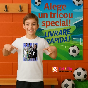 Tricou Benzema Karim Balonul de Aur - Copii | Dama | Barbat - Img 6
