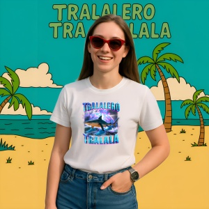 Tricou Bootleg Funny ** Tralalero Tralala Copii | Dama | Barbat - Img 11