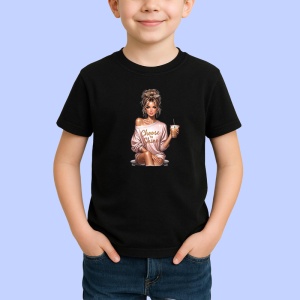 Tricou Boss girl choose to shine, boss girl alege sa stralucesti, Copii | Dama | Barbat , tricou negru - Img 2