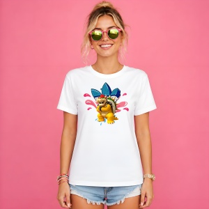 Tricou Bowser Super Mario Logo Splash Roz Urban Gaming Art, din bumbac 100% Copii | Dama | Barbat