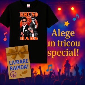 Tricou Bruno Mars, muzica Hip-Hop / Rap (Will Smith), Dama | Barbat | Copii, Culoare Negru - Img 15