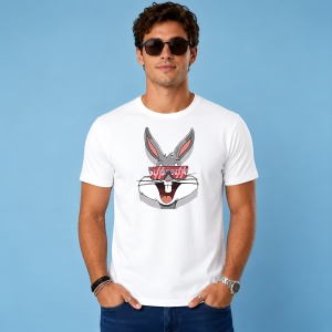 Tricou Bugs Bunny Ochelari Soare Urban Red Box Logo Streetwear, din bumbac 100% Copii | Dama | Barbat