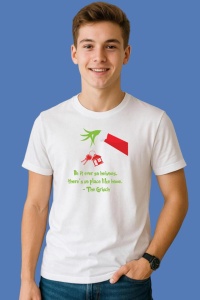 Tricou But It Ever So Heinous Grinch, din bumbac 100%, tricou alb, Copii | Dama | Barbat