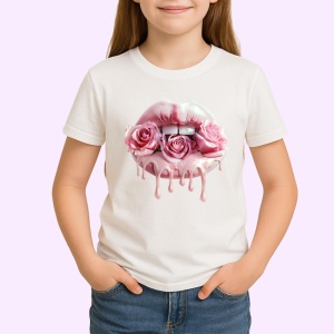Tricou Buze cocktail de fructe, Lip gloss, Copii | Dama - Img 3