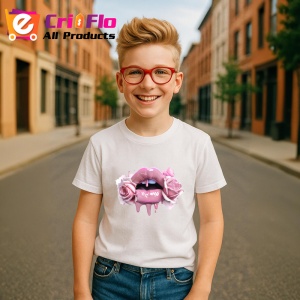 Tricou Buze roz cu trandafir si miere lichida, Lip gloss, Copii | Dama - Img 18