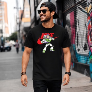 Tricou Buzz Lightyear Ranger Spatial Erou Urban Street Fashion, din bumbac 100%, tricou negru, Copii | Dama | Barbat - Img 5