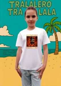 Tricou Cappuccino Assassino Ninja Red ** Tralalero Tralala Copii | Dama | Barbat - Img 4