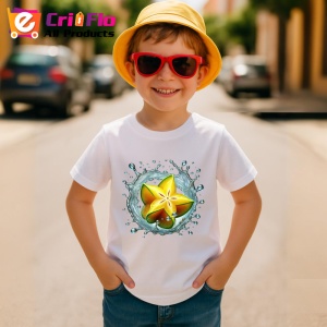 Tricou Carambola in explozie acvatica, Fructe, Copii | Dama - Img 3