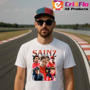Tricou Carlos Sainz Imagine Cu Colegi Formula 1, Copii | Dama | Barbat
